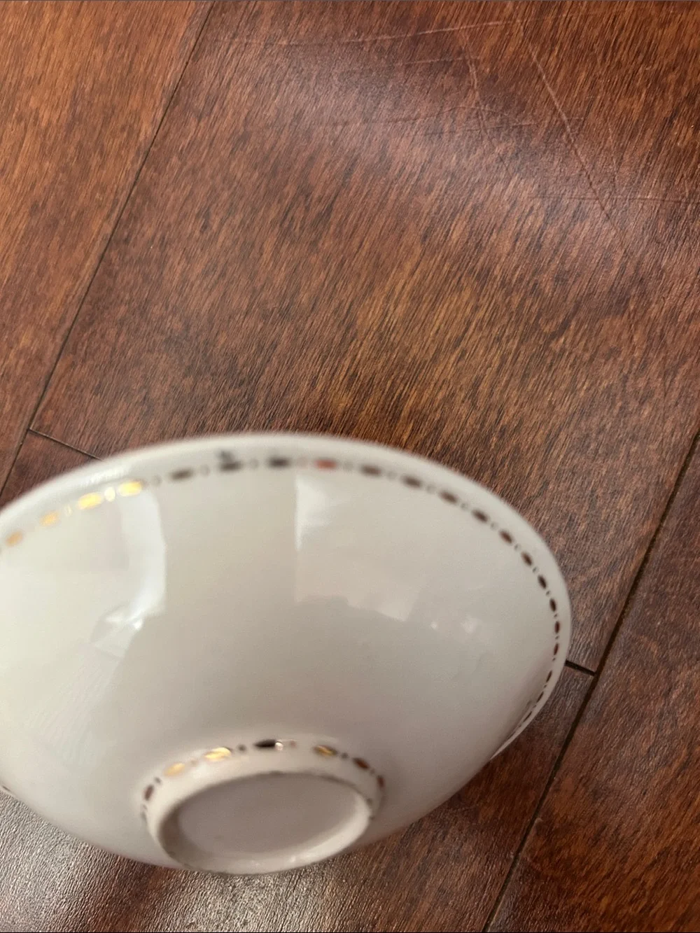 Pink and Gold Ceramic Ring Stand Jewelry Dish